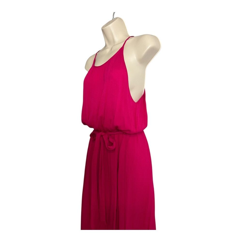 Ivory Cove Boutique Pink Resort Dress Cruise Vacation gauze Summer Fuscia S M - Picture 4 of 8